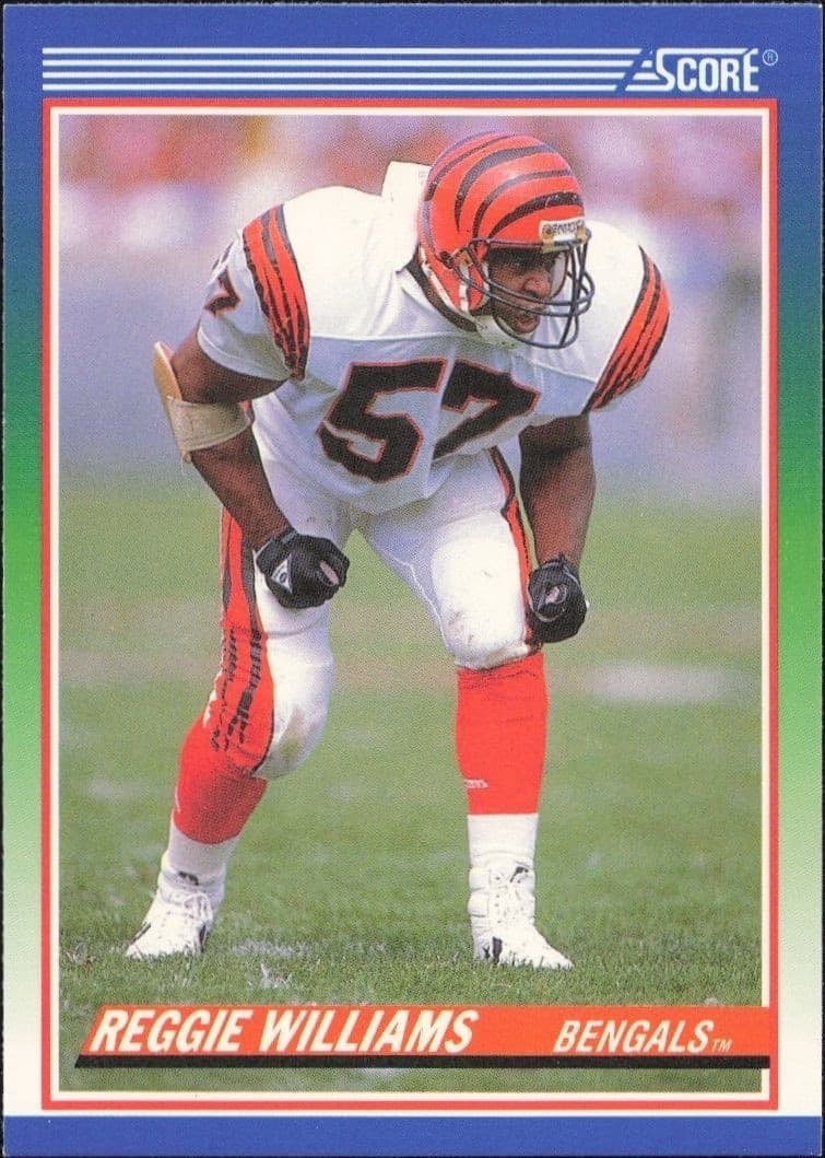 1990 Score Reggie Williams #404 trading card