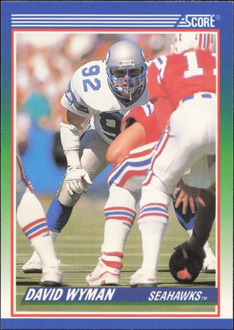 1990 Score David Wyman #393 trading card