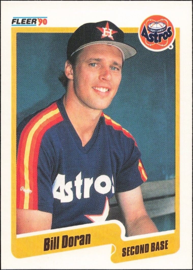 1990 Fleer Bill Doran #230 trading card