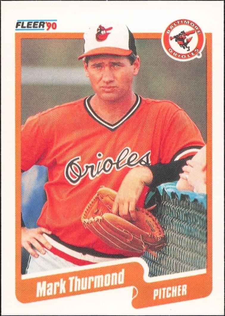1990 Fleer Mark Thurmond #191 trading card