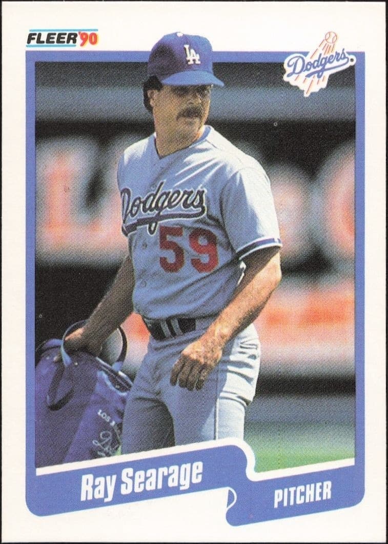 1990 Fleer Ray Searage #408 trading card