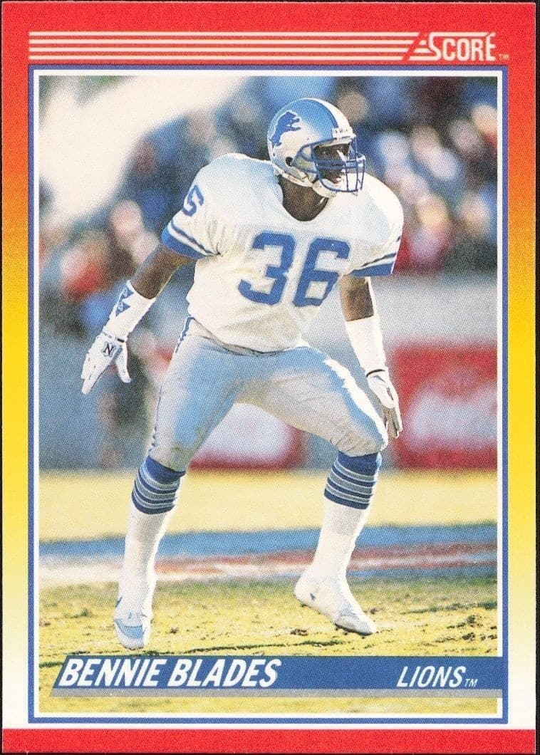 1990 Score Bennie Blades #246 trading card