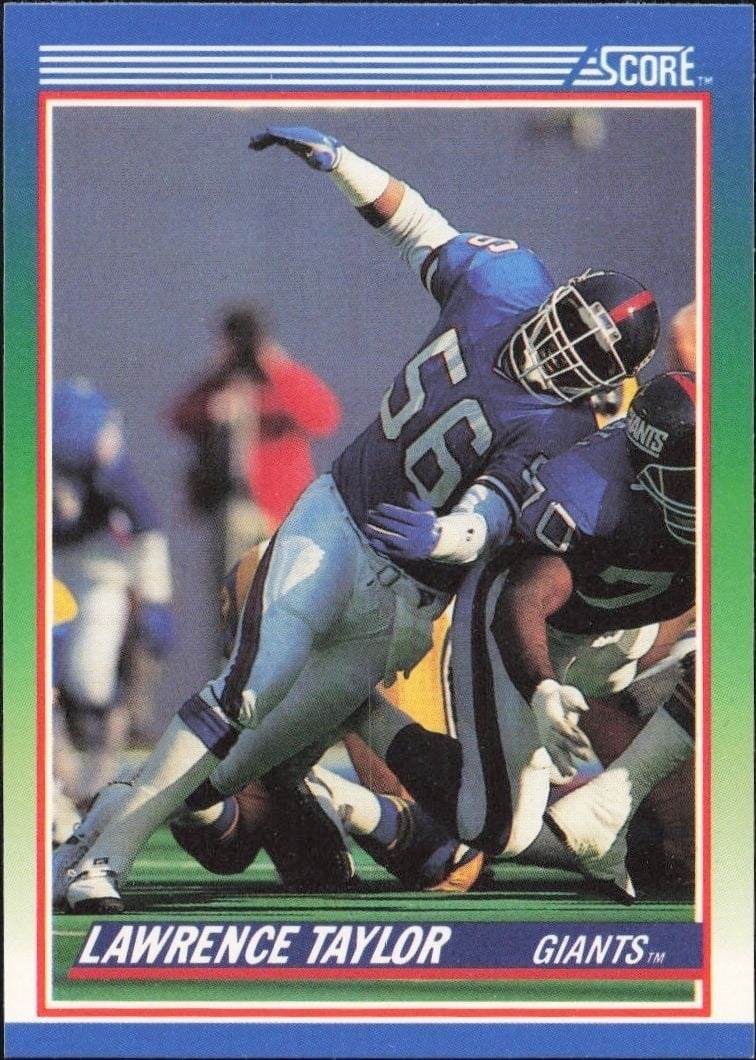 1990 Score Lawrence Taylor #50 trading card