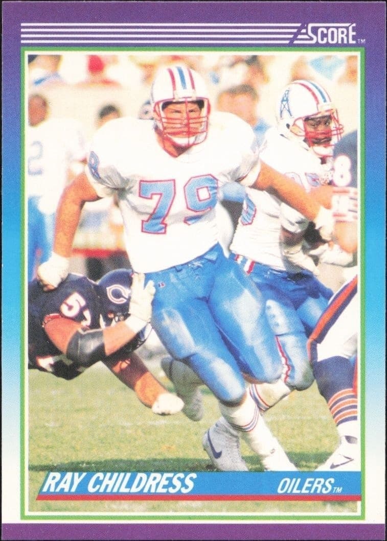1990 Score Ray Childress #116 trading card