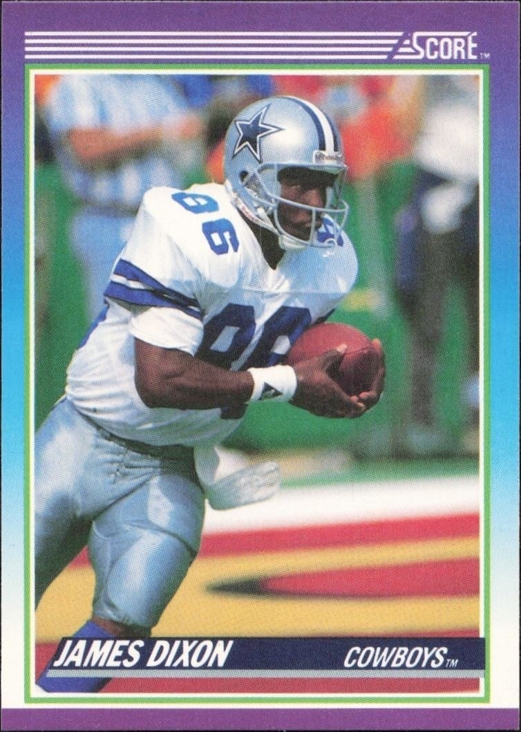 James Dixon 1990 Score #119 Football Trading Card - Front 1990 Score James Dixon #119 football trading card front