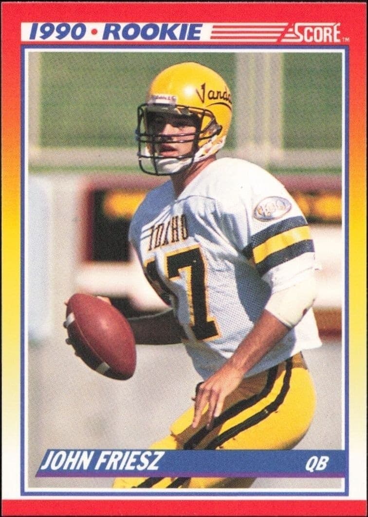 1990 Score John Friesz #309 trading card