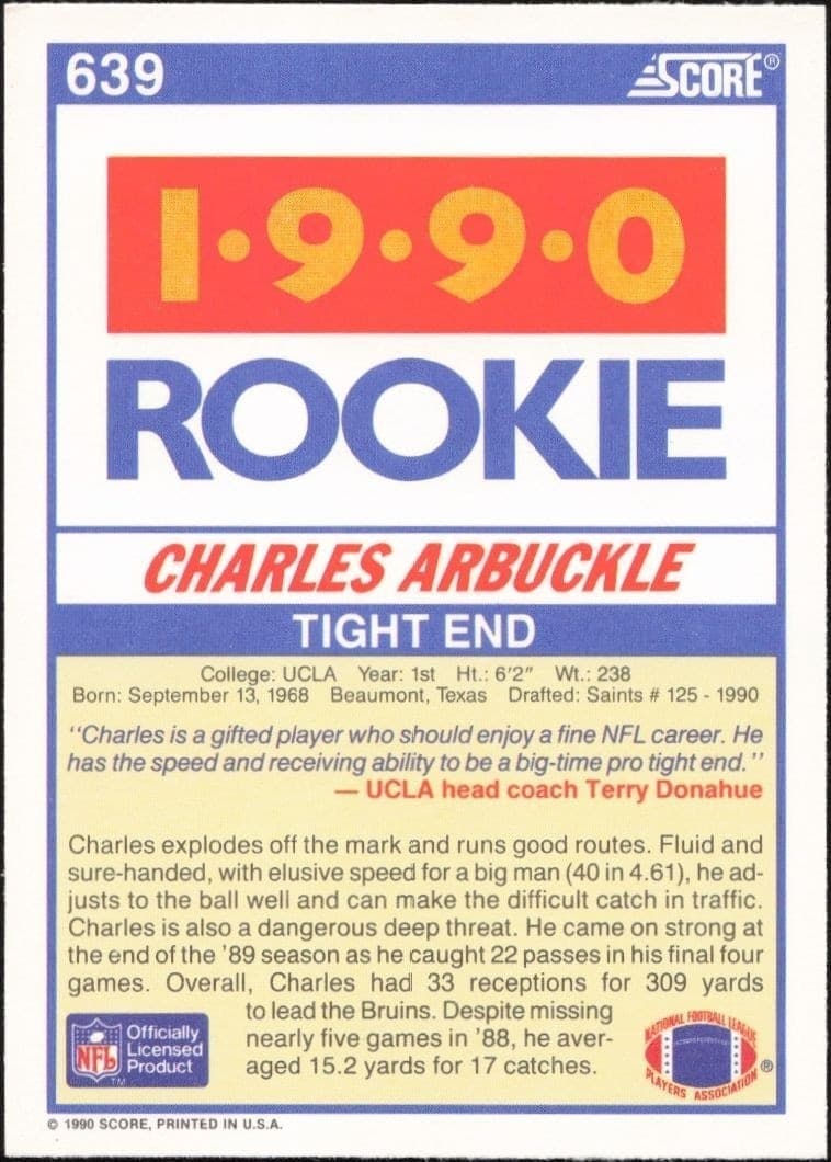 Charles Arbuckle - Back