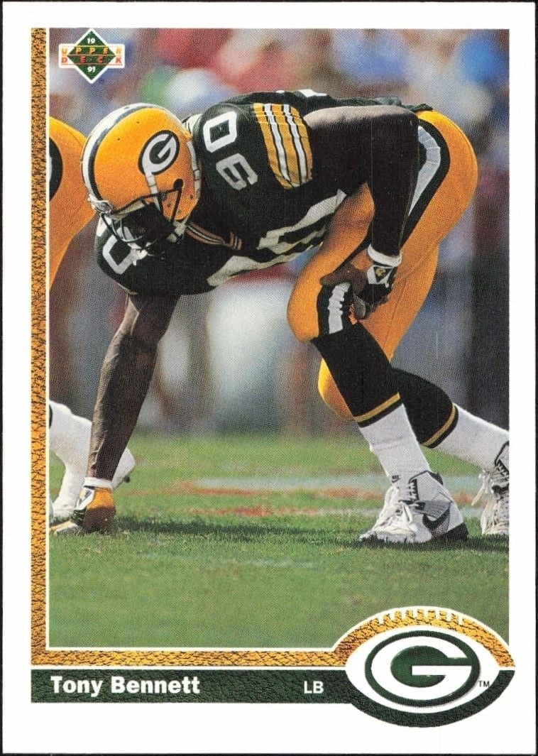 1991 Upper-Deck Tony Bennett #397 trading card