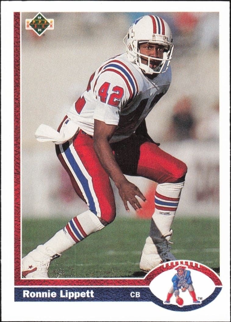 1991 Upper-Deck Ronnie Lippett #410 trading card