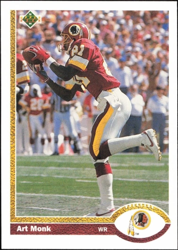1991 Upper-Deck Art Monk #123 trading card