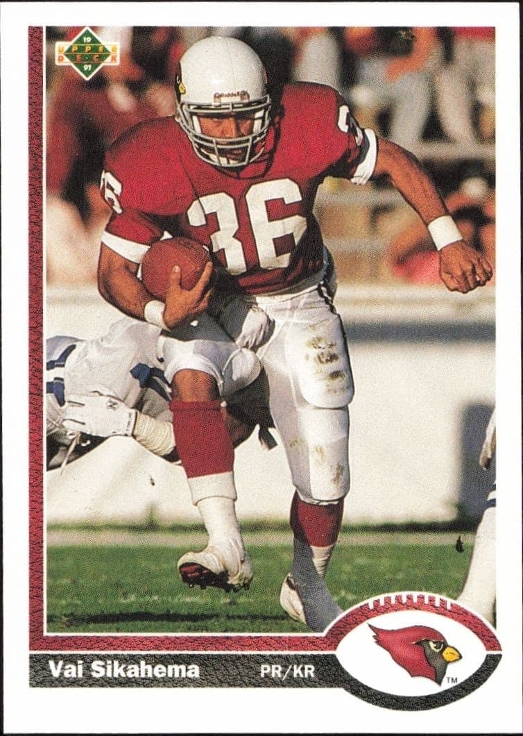 1991 Upper-Deck Vai Sikahema #114 trading card