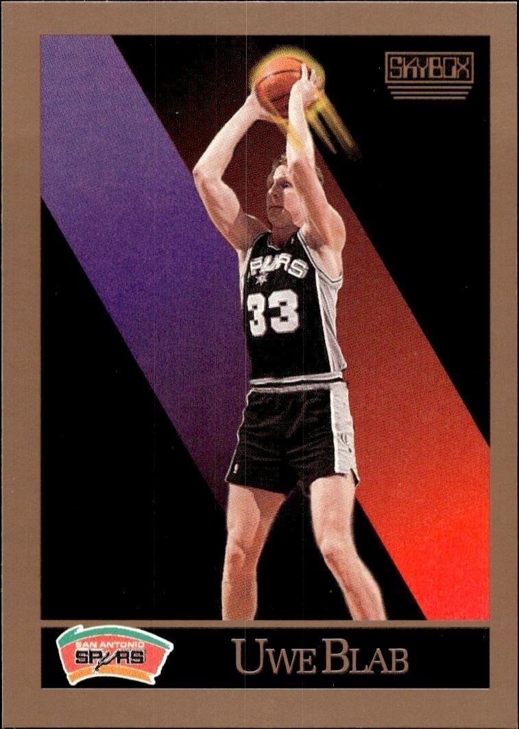 1990-91 Skybox Uwe Blab #253 trading card