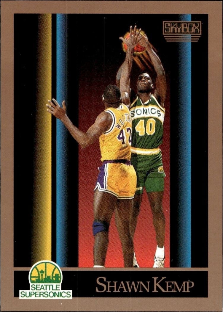 1990-91 Skybox Shawn Kemp #268 trading card