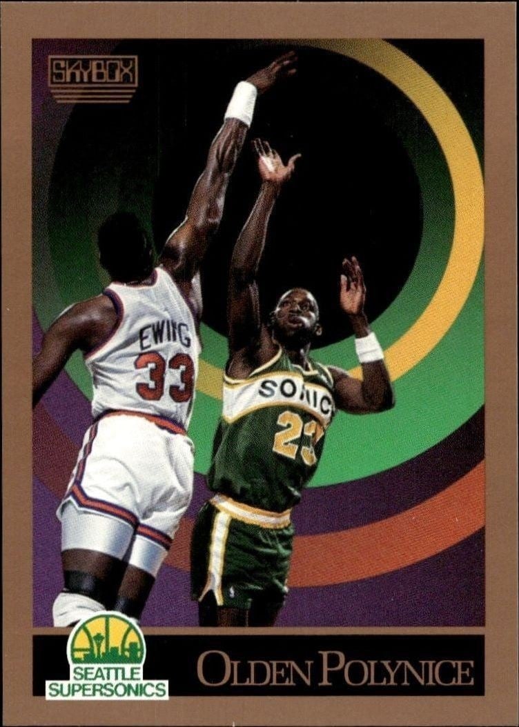 1990-91 Skybox Olden Polynice #272 trading card