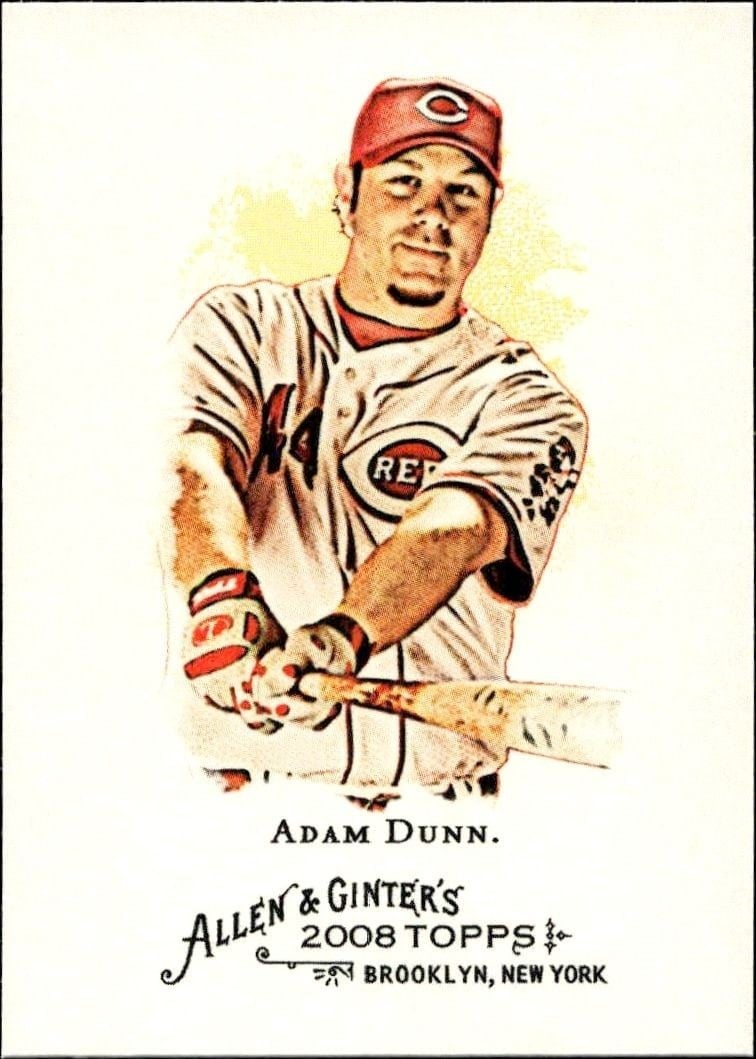 2008 Topps Allen & Ginter Adam Dunn #61 trading card
