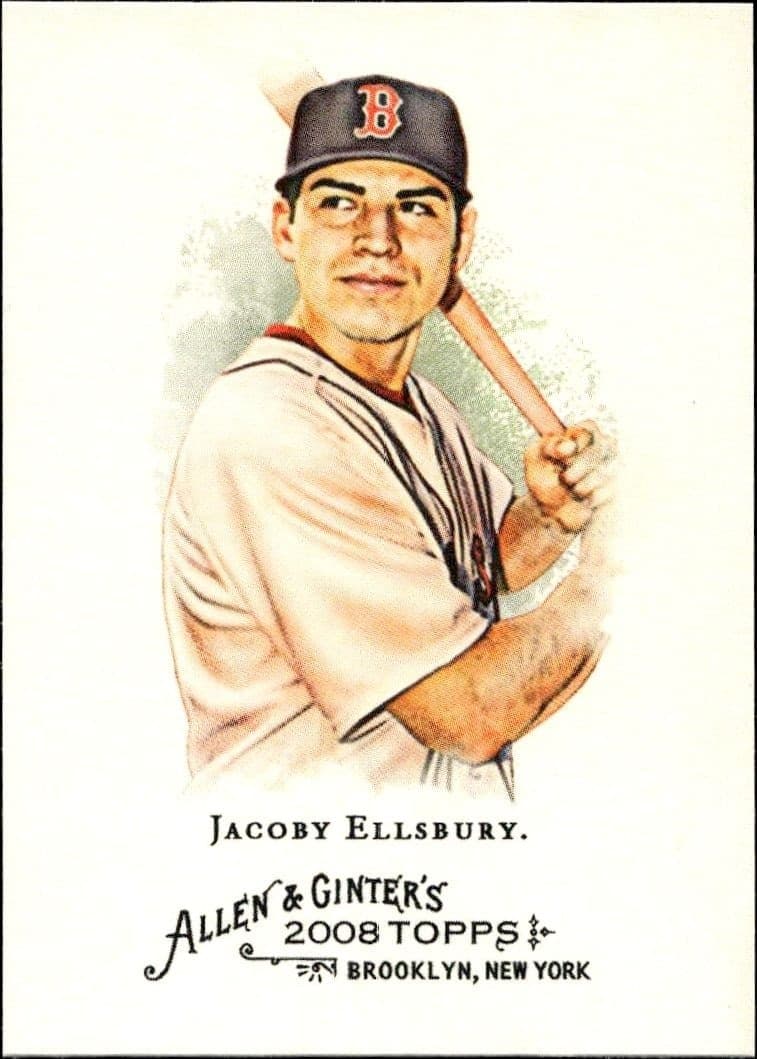 2008 Topps Allen & Ginter Jacoby Ellsbury #63 trading card