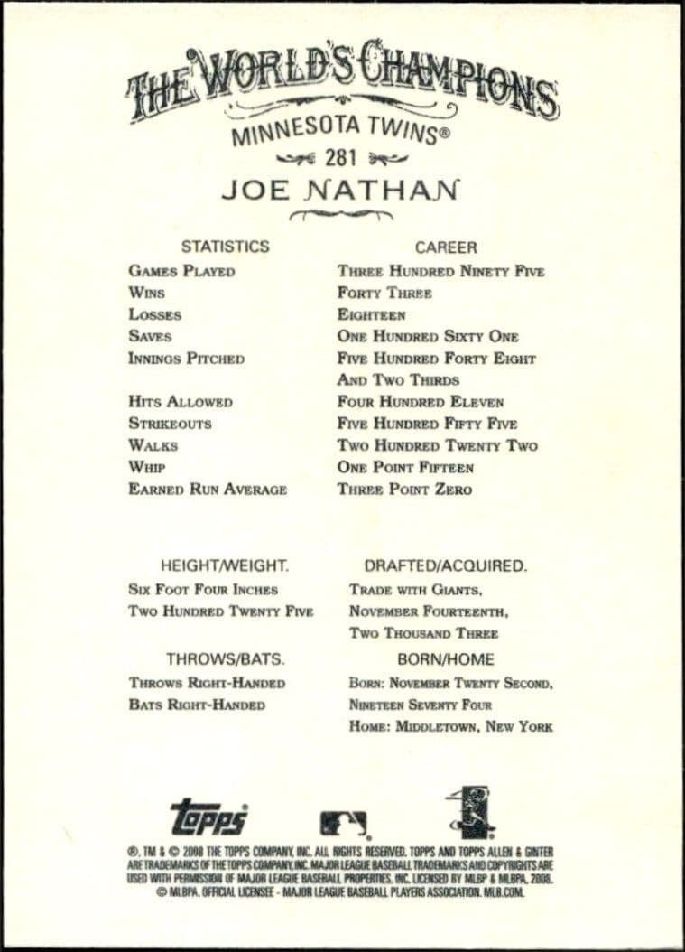 Joe Nathan - Back