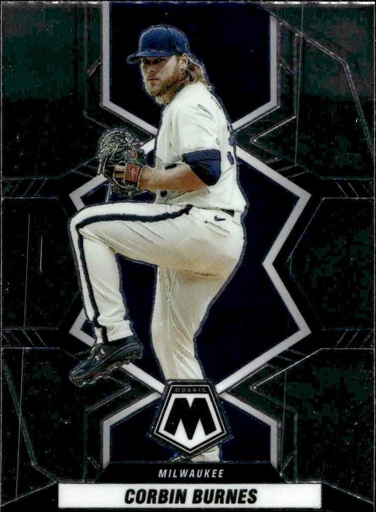 2022 Panini Mosaic Corbin Burnes #97 trading card