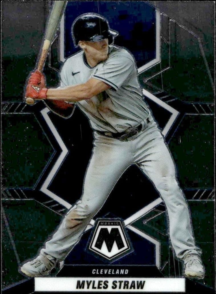 2022 Panini Mosaic Myles Straw #41 trading card