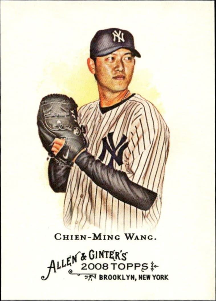 2008 Topps Allen & Ginter Chien-Ming Wang #53 trading card