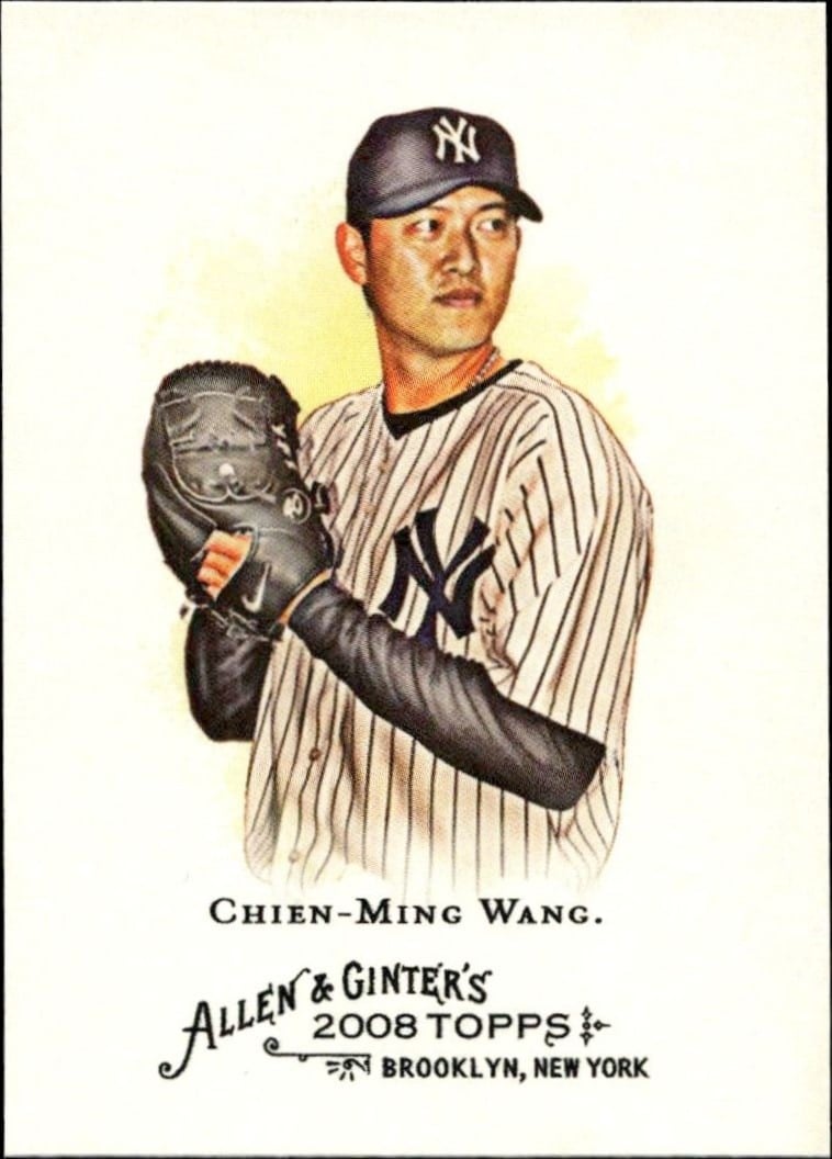 2008 Topps Allen & Ginter Chien-Ming Wang #53 trading card
