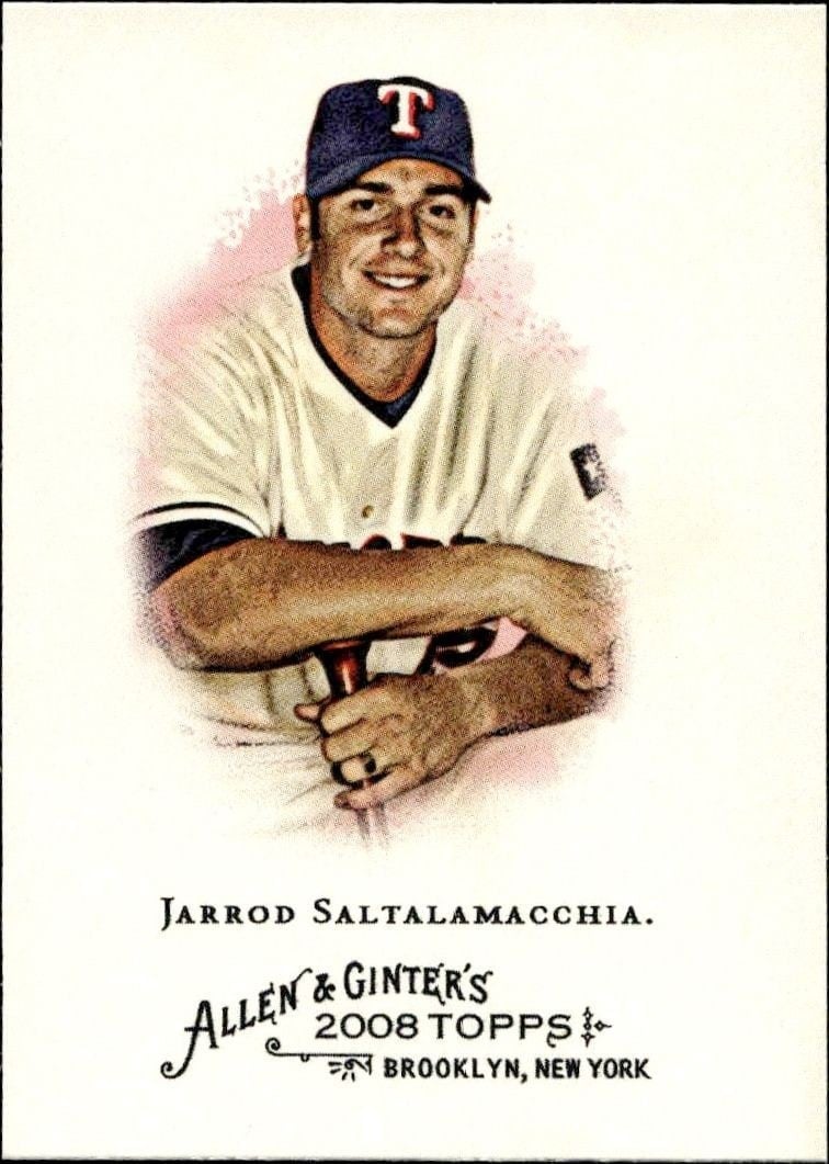 2008 Topps Allen & Ginter Jarrod Saltalamacchia #186 trading card