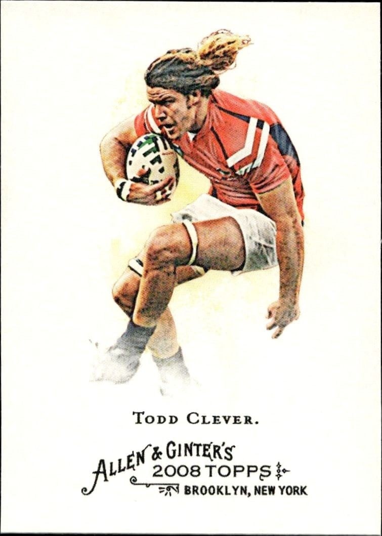 Todd Clever 2008 Topps Allen & Ginter #238 Baseball Trading Card - Front 2008 Topps Allen & Ginter Todd Clever #238 baseball trading card front