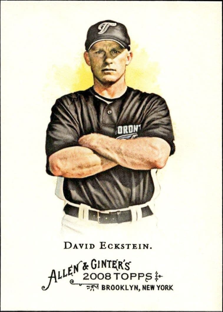 2008 Topps Allen & Ginter David Eckstein #93 trading card