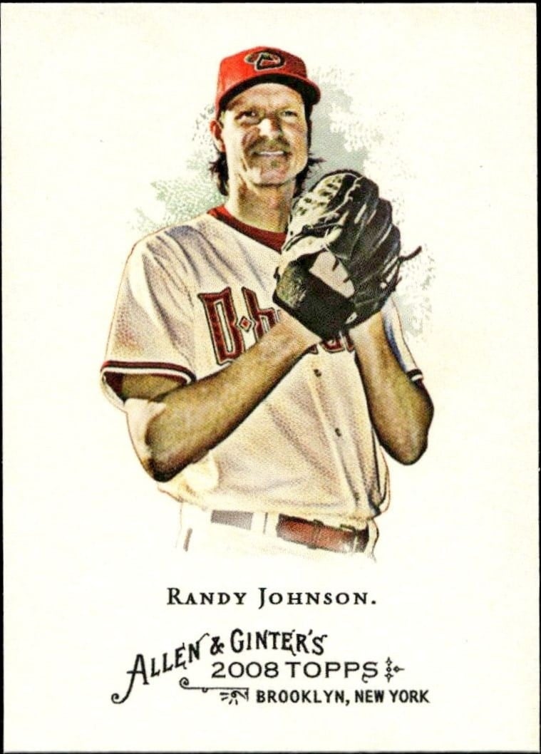 2008 Topps Allen & Ginter Randy Johnson #305 trading card