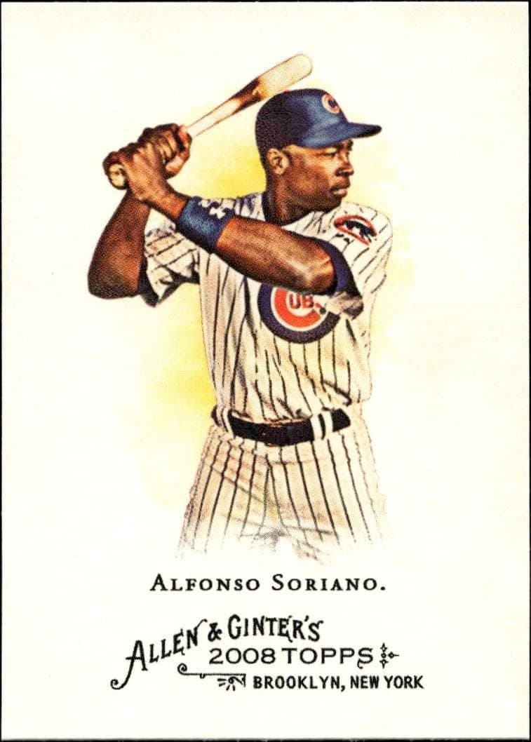 2008 Topps Allen & Ginter Alfonso Soriano #160 trading card