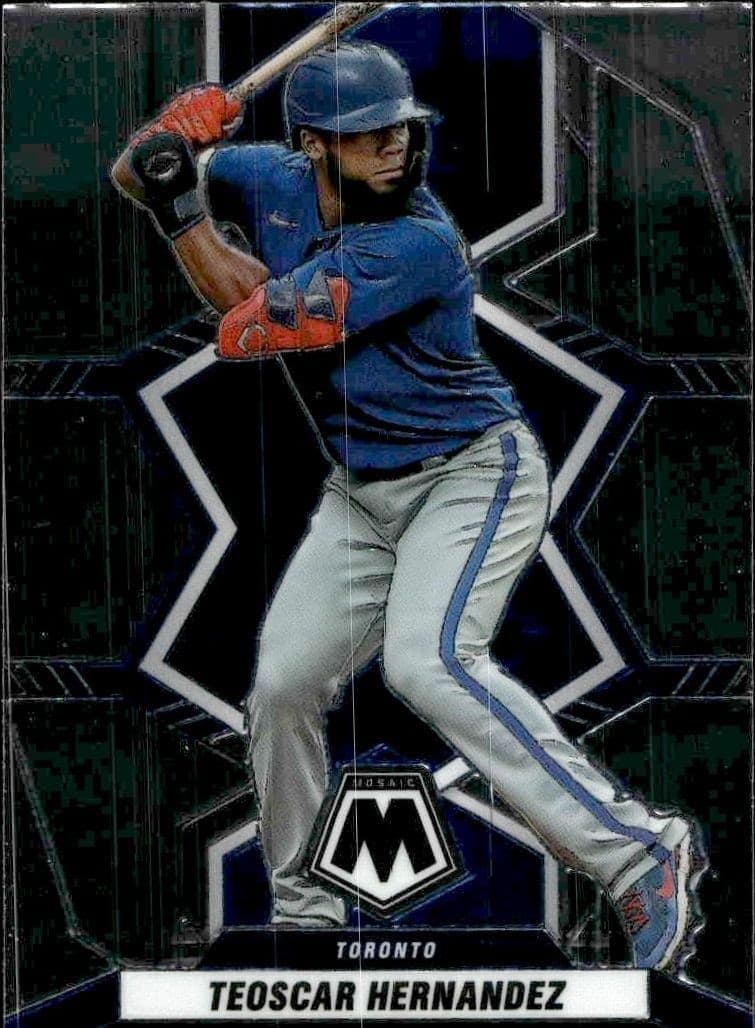 2022 Panini Mosaic Teoscar Hernandez #13 trading card