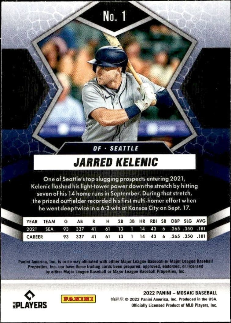 Jarred Kelenic - Back