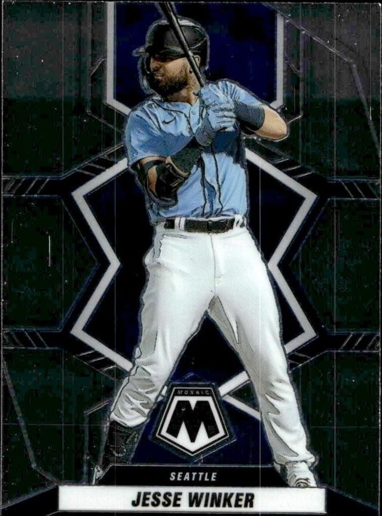 2022 Panini Mosaic Jesse Winker #14 trading card