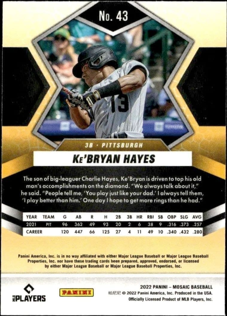 Ke'Bryan Hayes - Back