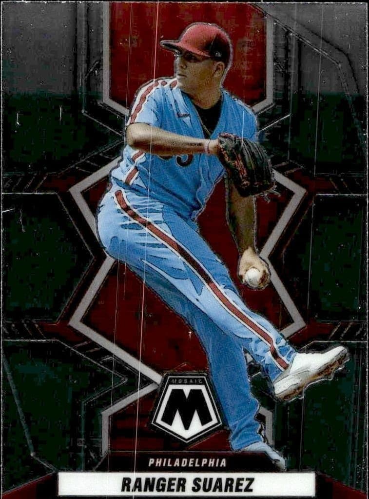 2022 Panini Mosaic Ranger Suarez #171 trading card