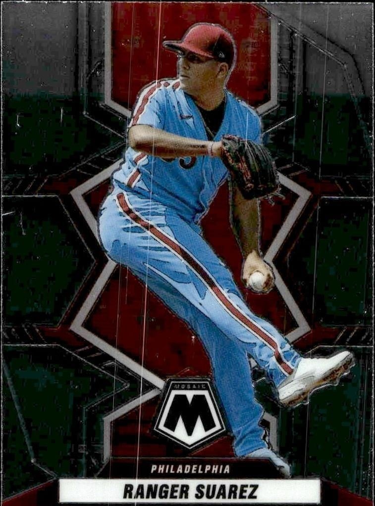 2022 Panini Mosaic Ranger Suarez #171 trading card