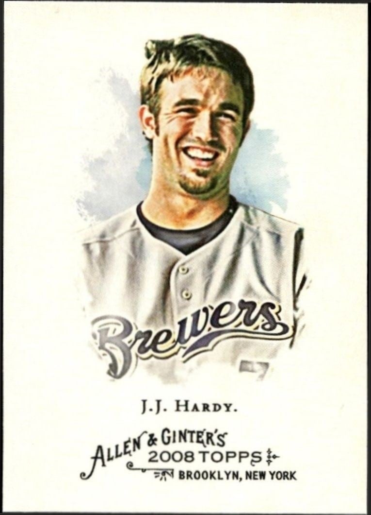 2008 Topps Allen & Ginter J.J. Hardy #143 trading card