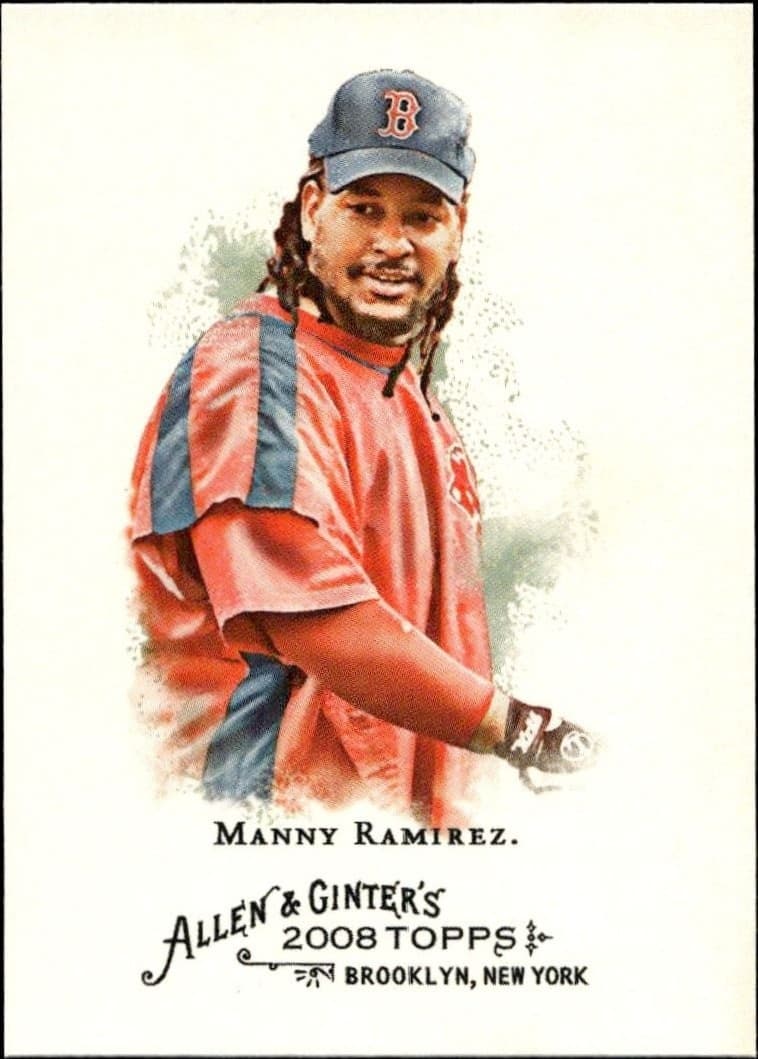 2008 Topps Allen & Ginter Manny Ramirez #10 trading card