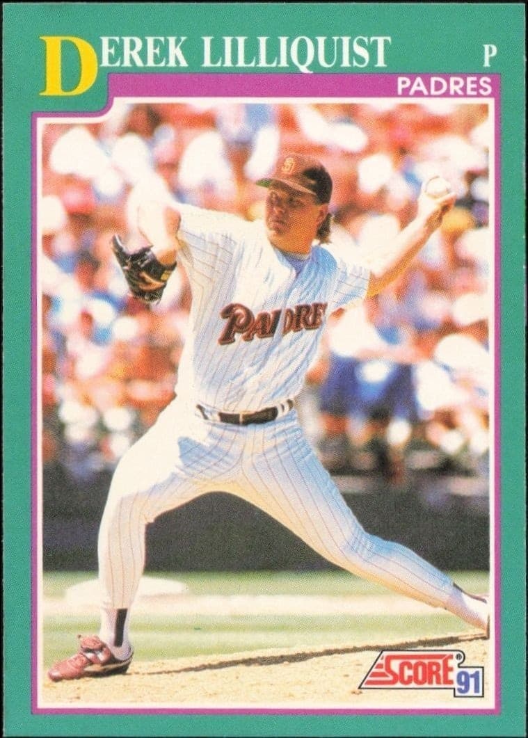1991 Score Derek Lilliquist #571 trading card