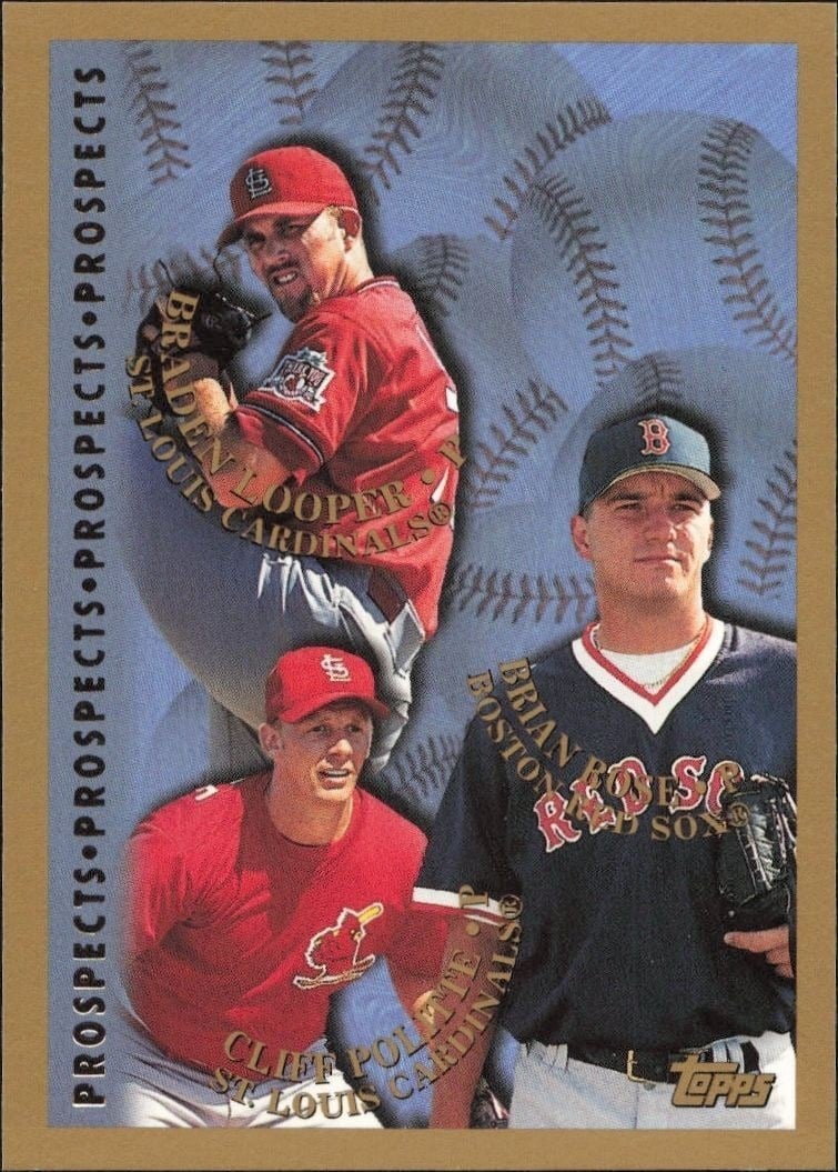 Braden Looper 1998 Topps #485 Baseball Trading Card - Front 1998 Topps Braden Looper #485 baseball trading card front