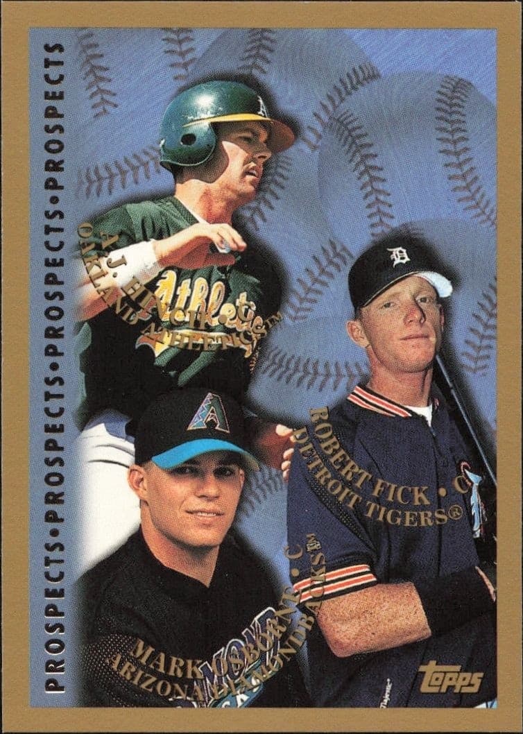 1998 Topps A.J. Hinch #487 trading card