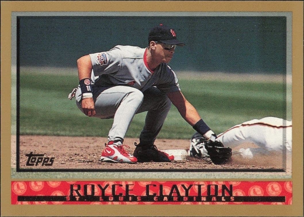 1998 Topps Royce Clayton #118 trading card