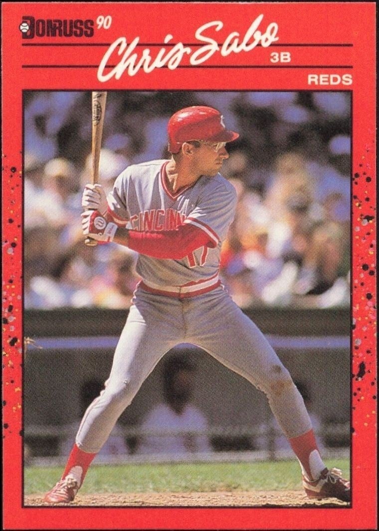1990 Donruss Chris Sabo #242 trading card