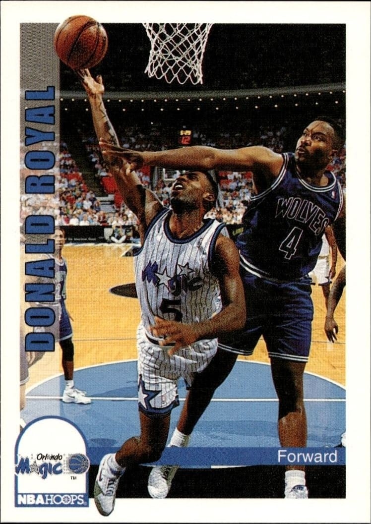 1992-93 Skybox NBA Hoops Series 2 Donald Royal #443 trading card