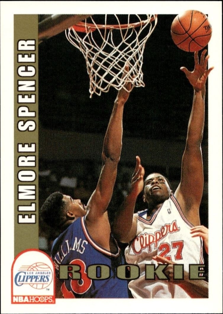 1992-93 Skybox NBA Hoops Series 2 Elmore Spencer #404 trading card