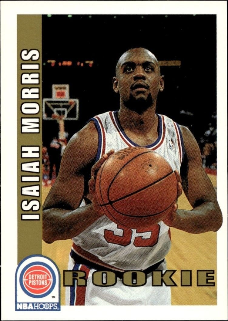 Isaiah Morris 1992-93 Skybox NBA Hoops Series 2 #382 Basketball Trading Card - Front 1992-93 Skybox NBA Hoops Series 2 Isaiah Morris #382 basketball trading card front