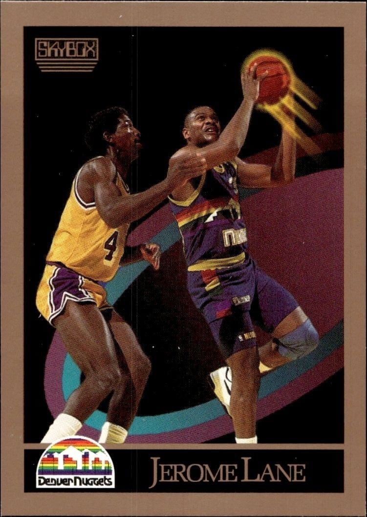 1990-91 Skybox Jerome Lane #77 trading card