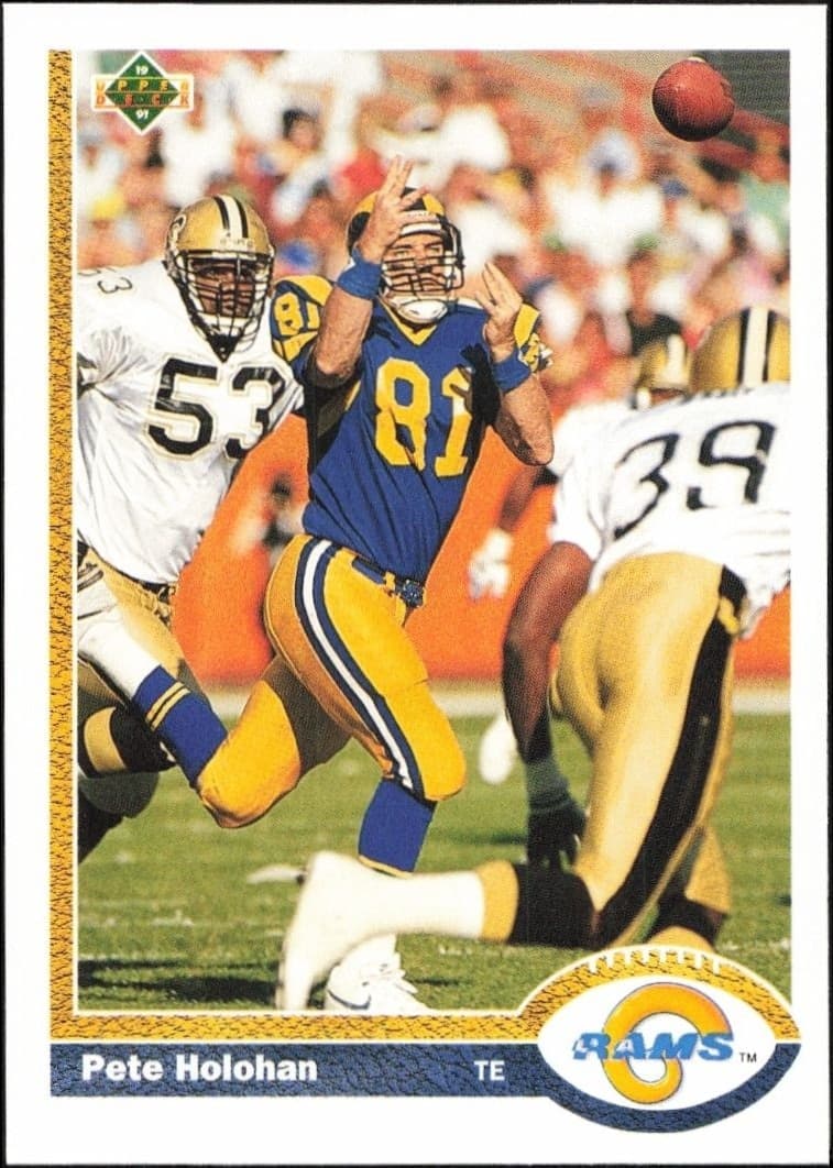 1991 Upper-Deck Pete Holohan #182 trading card