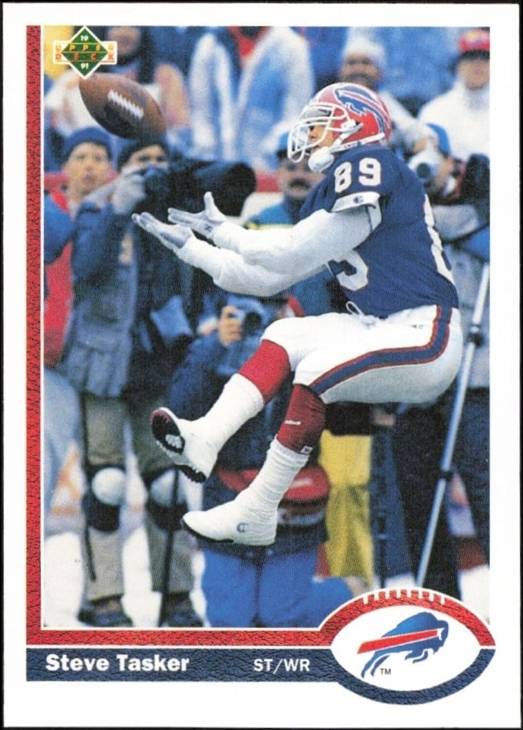 1991 Upper-Deck Steve Tasker #199 trading card
