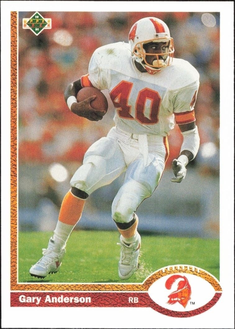 1991 Upper-Deck Gary Anderson #204 trading card